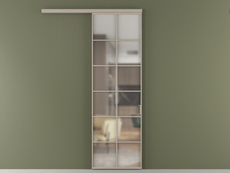 Перегородка Formato вдоль стены 1 створка