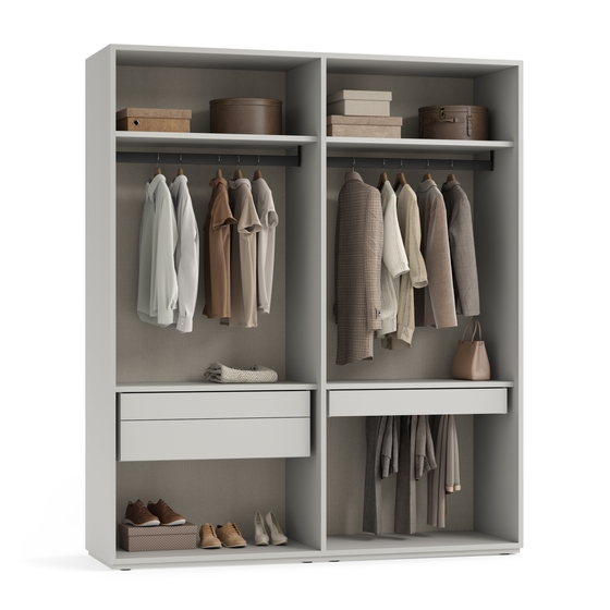 Мебель Гардеробные Module. Цвет ПЭТ белоснежный. Материал ПЭТ. Коллекция Идея 1. Фото. Мебель Гардеробные Module. Цвет ПЭТ белоснежный. Материал ПЭТ. Коллекция Идея 1. Картинка.